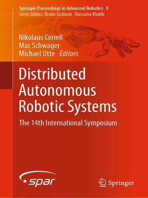 cover image of Distributed Autonomous Robotic Systems